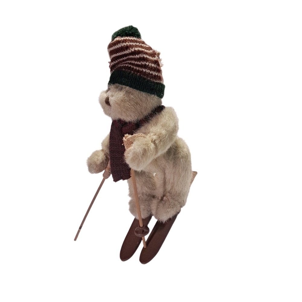 DONATED TO VETS. Plush Skiing Mogul Bear with Hat and Scarf - Picture 4 of 4